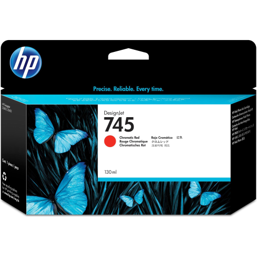HP 745 CARTUCCIA INK-JET 130 ML ROSSO CROMATICO
